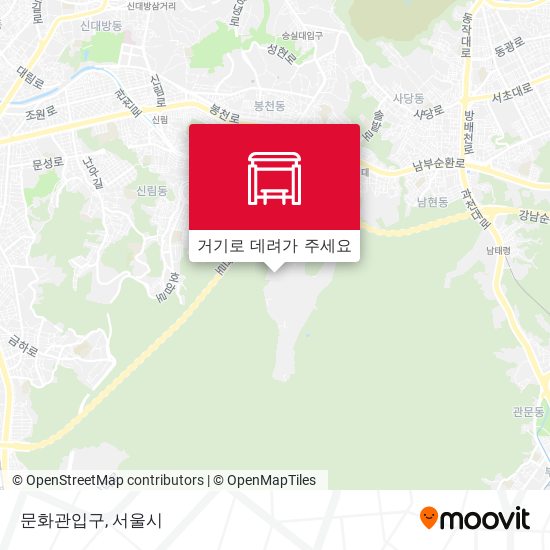 문화관입구 지도