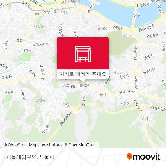 서울대입구역 지도