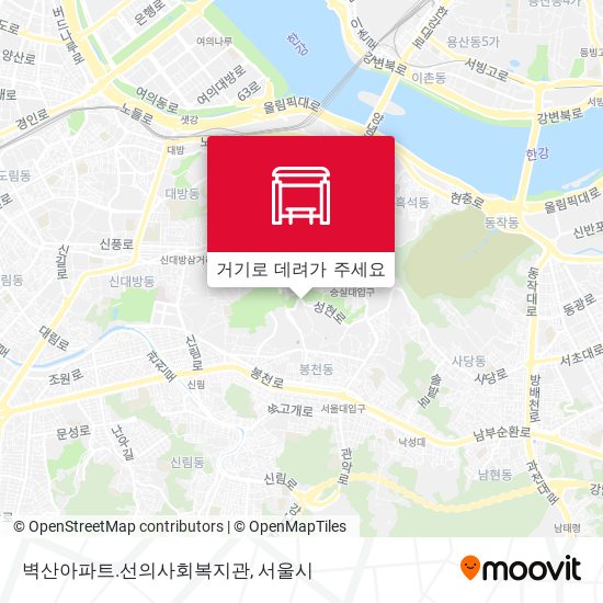 벽산아파트.선의사회복지관 지도