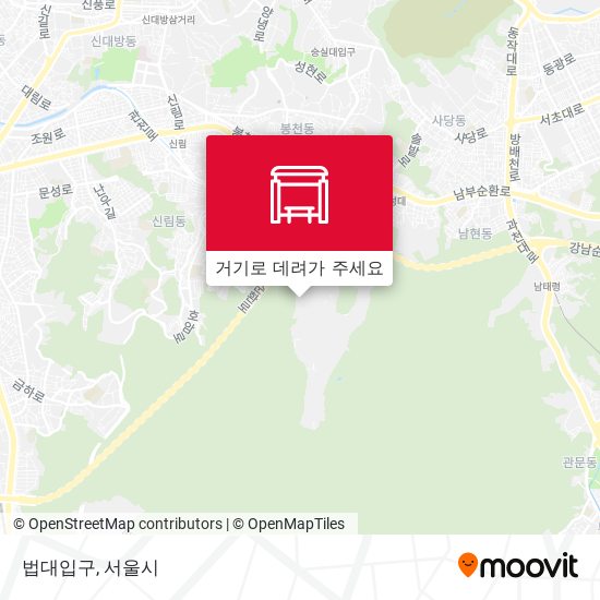 법대입구 지도