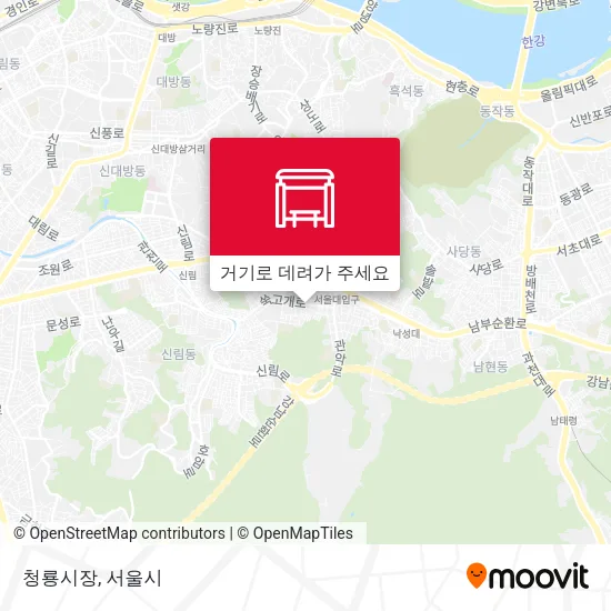 청룡시장 지도