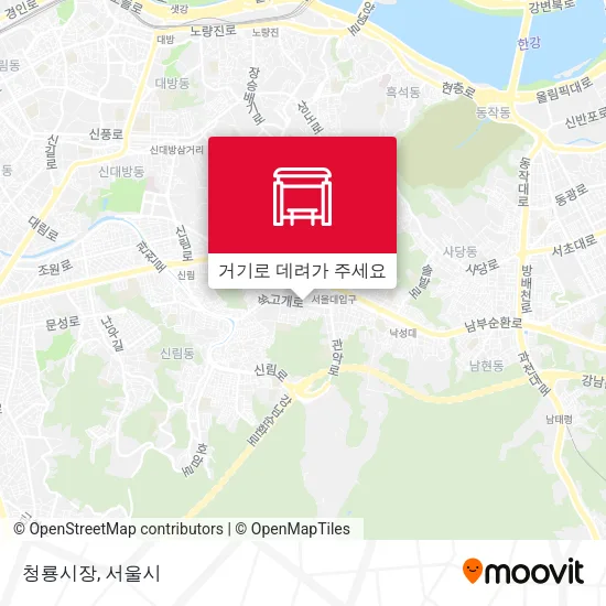 청룡시장 지도