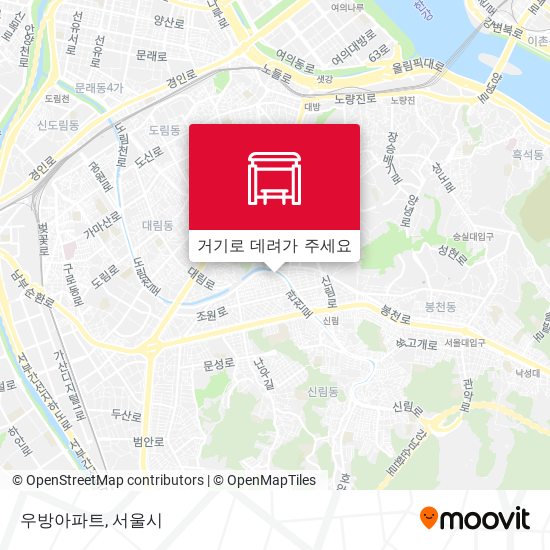 우방아파트 지도