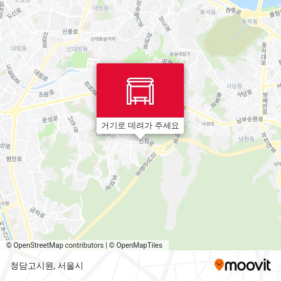 청담고시원 지도