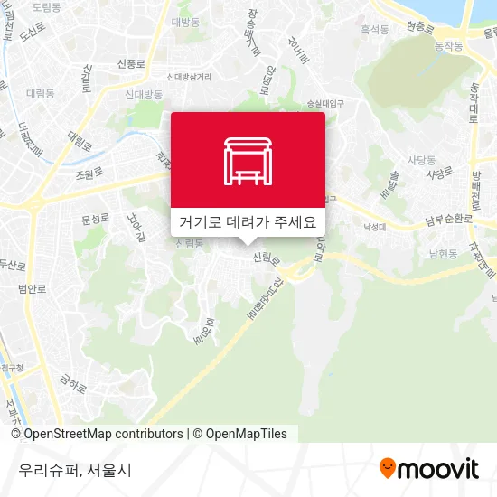 우리슈퍼 지도