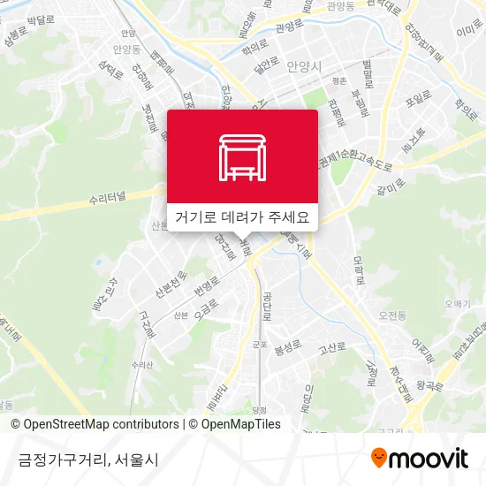금정가구거리 지도