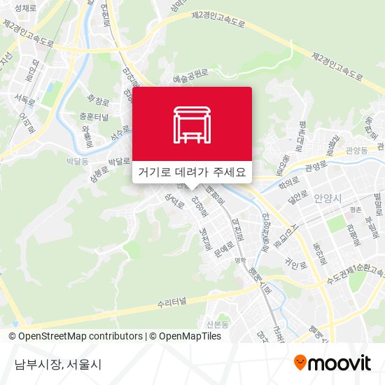 남부시장 지도