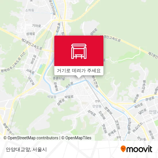 안양대교앞 지도