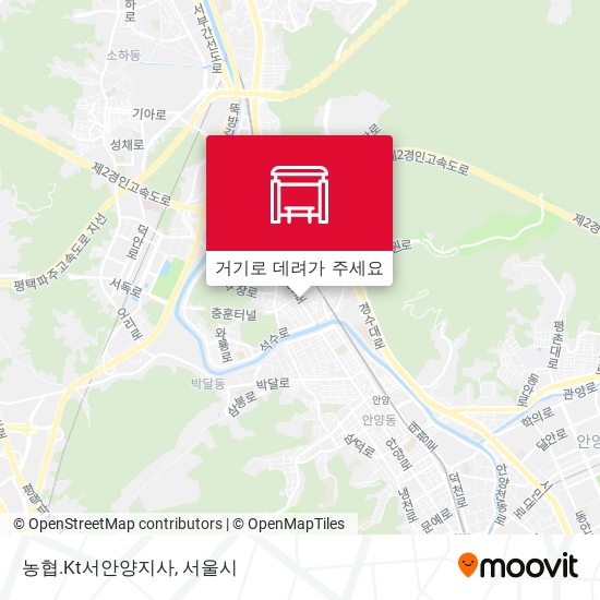 농협.Kt서안양지사 지도