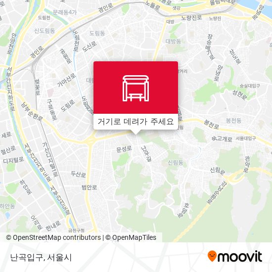 난곡입구 지도