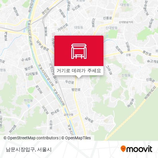 남문시장입구 지도