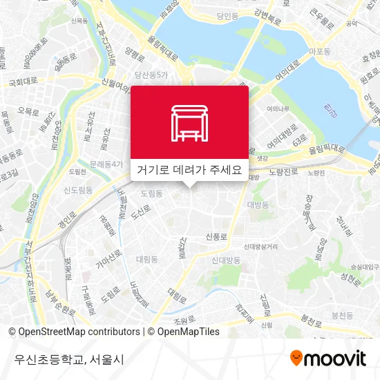 우신초등학교 지도