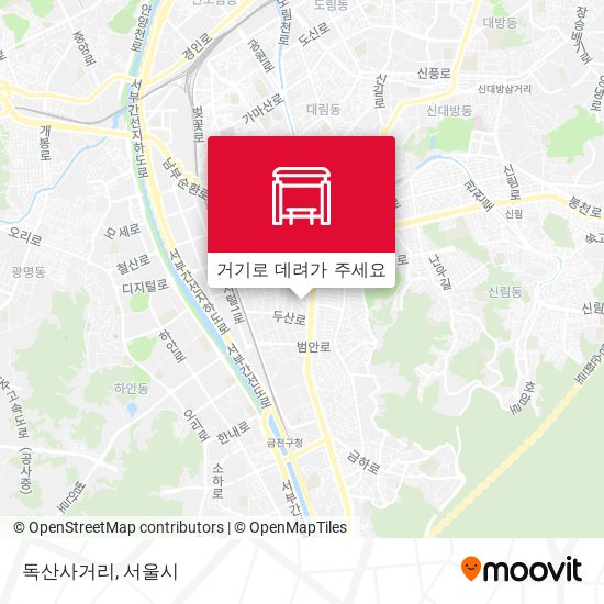 독산사거리 지도