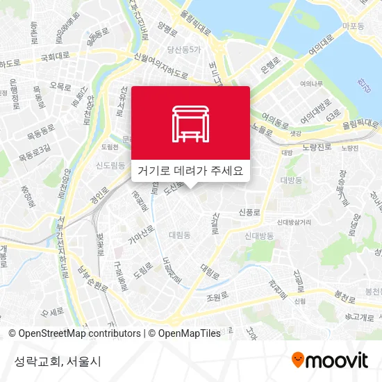 성락교회 지도