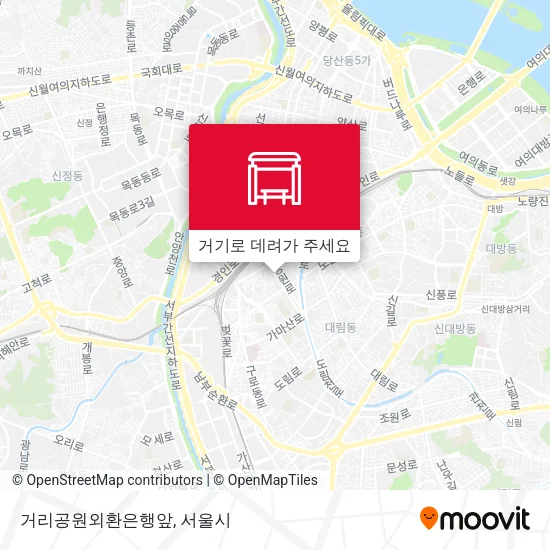 거리공원외환은행앞 지도