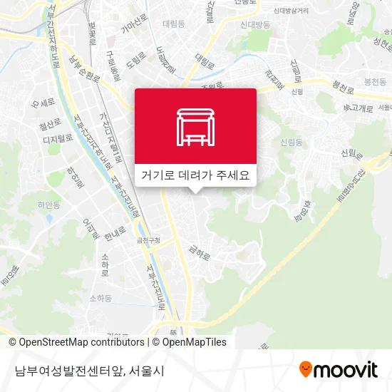 남부여성발전센터앞 지도