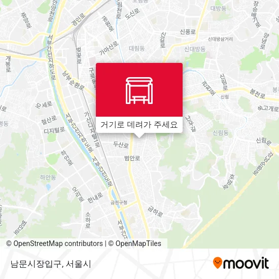남문시장입구 지도