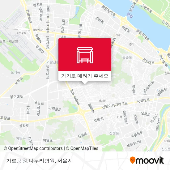 가로공원.나누리병원 지도