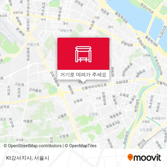 Kt강서지사 지도