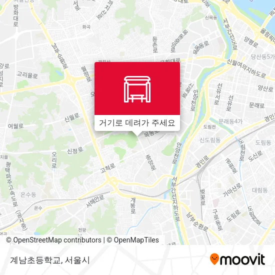 계남초등학교 지도