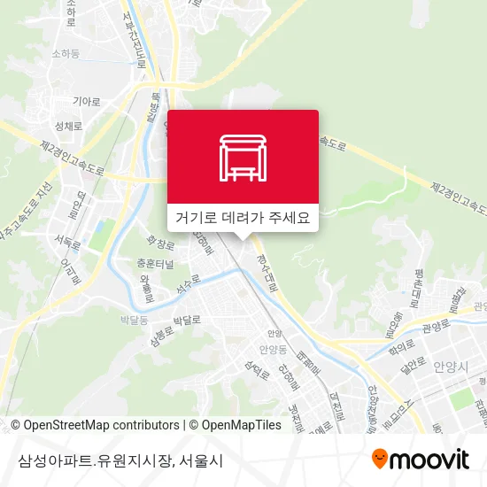 삼성아파트.유원지시장 지도