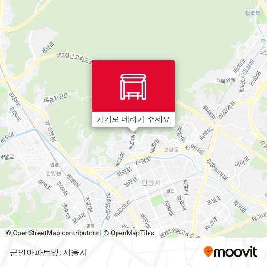군인아파트앞 지도