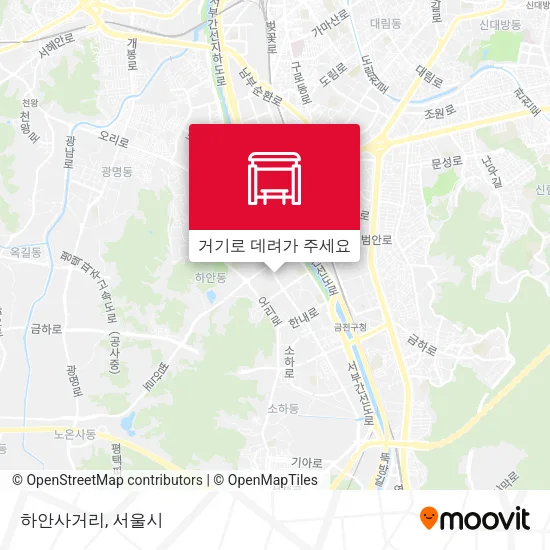 하안사거리 지도