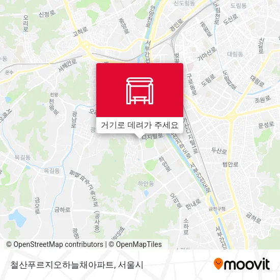철산푸르지오하늘채아파트 지도