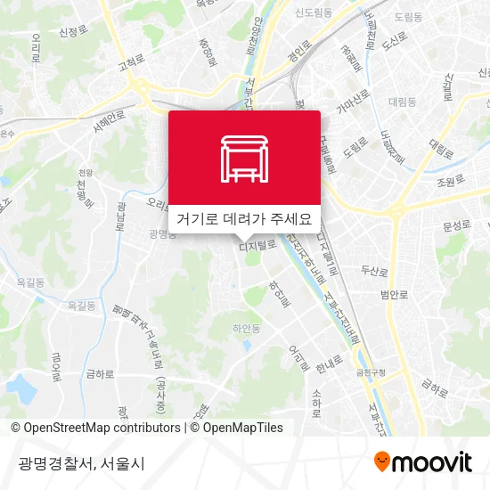광명경찰서 지도