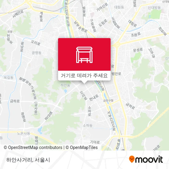 하안사거리 지도