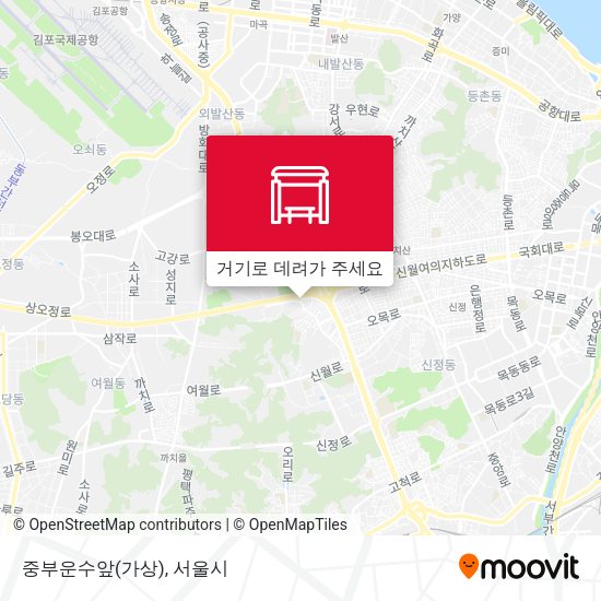 중부운수앞(가상) 지도