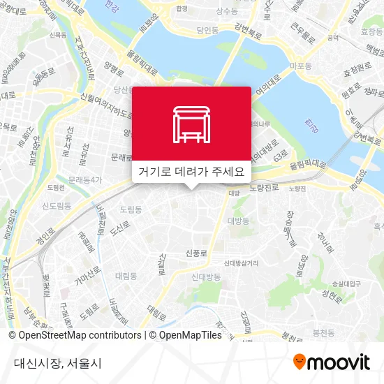 대신시장 지도