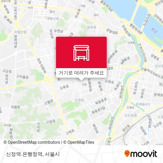 신정역.은행정역 지도