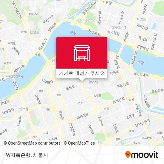 W저축은행 지도