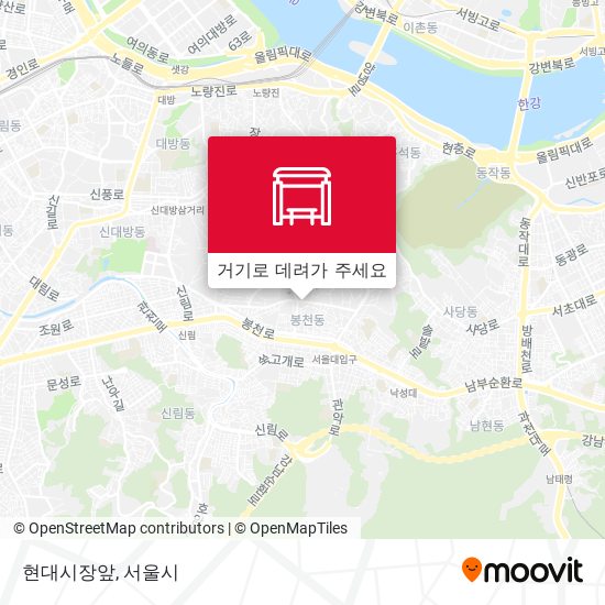 현대시장앞 지도