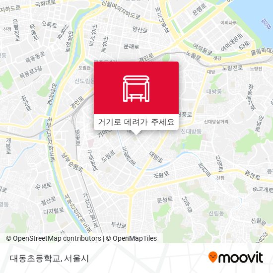 대동초등학교 지도