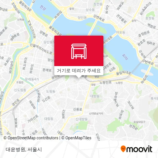 대윤병원 지도