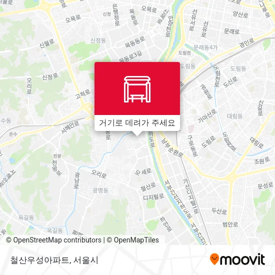 철산우성아파트 지도