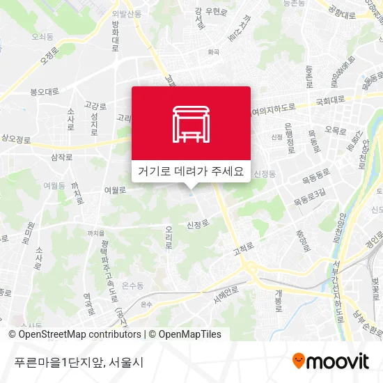 푸른마을1단지앞 지도
