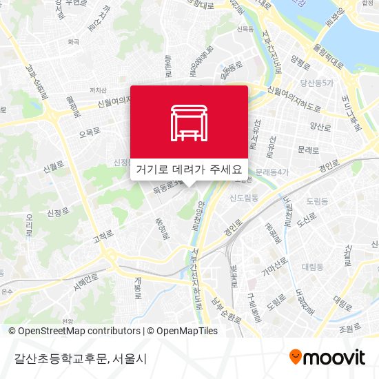 갈산초등학교후문 지도