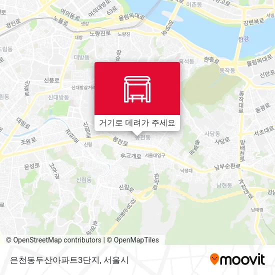 은천동두산아파트3단지 지도