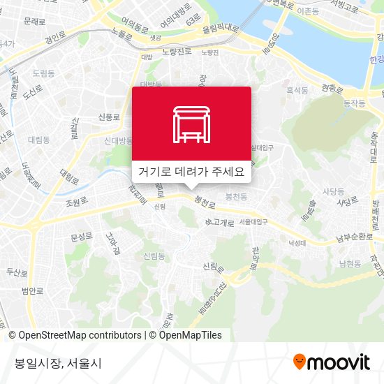 봉일시장 지도