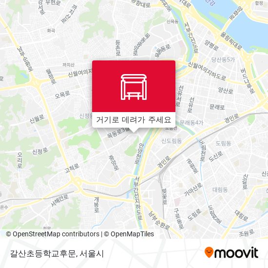 갈산초등학교후문 지도