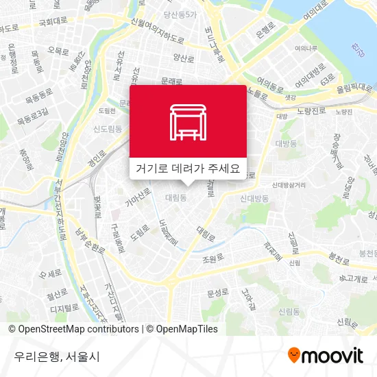 우리은행 지도