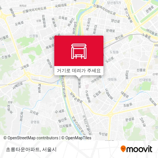 초롱타운아파트 지도