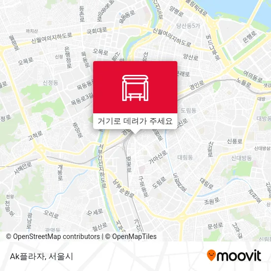 Ak플라자 지도