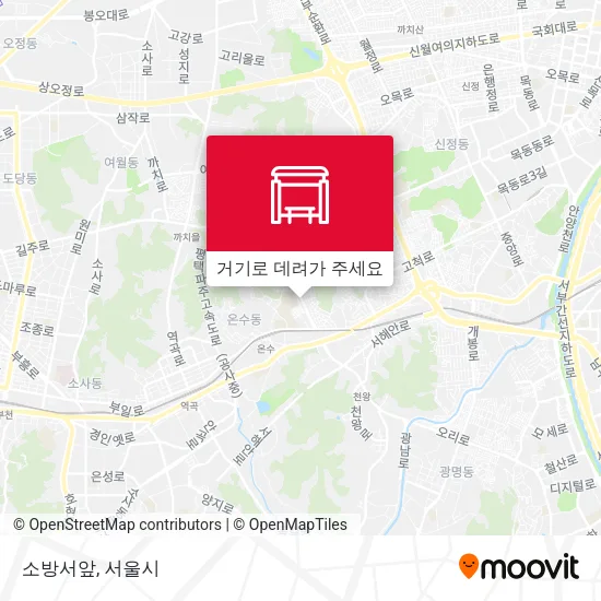 소방서앞 지도