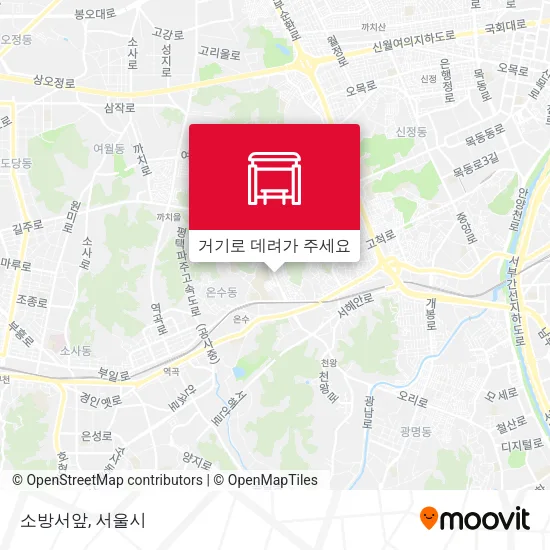 소방서앞 지도