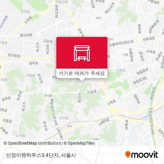신정이펜하우스3.4단지 지도