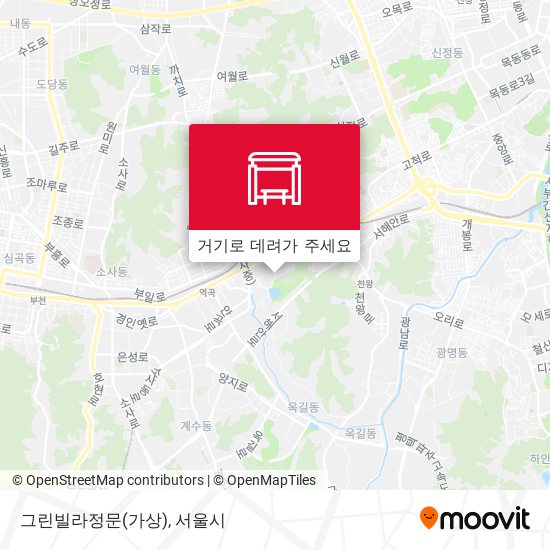 그린빌라정문(가상) 지도